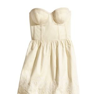 H&M Embroidered midi dress